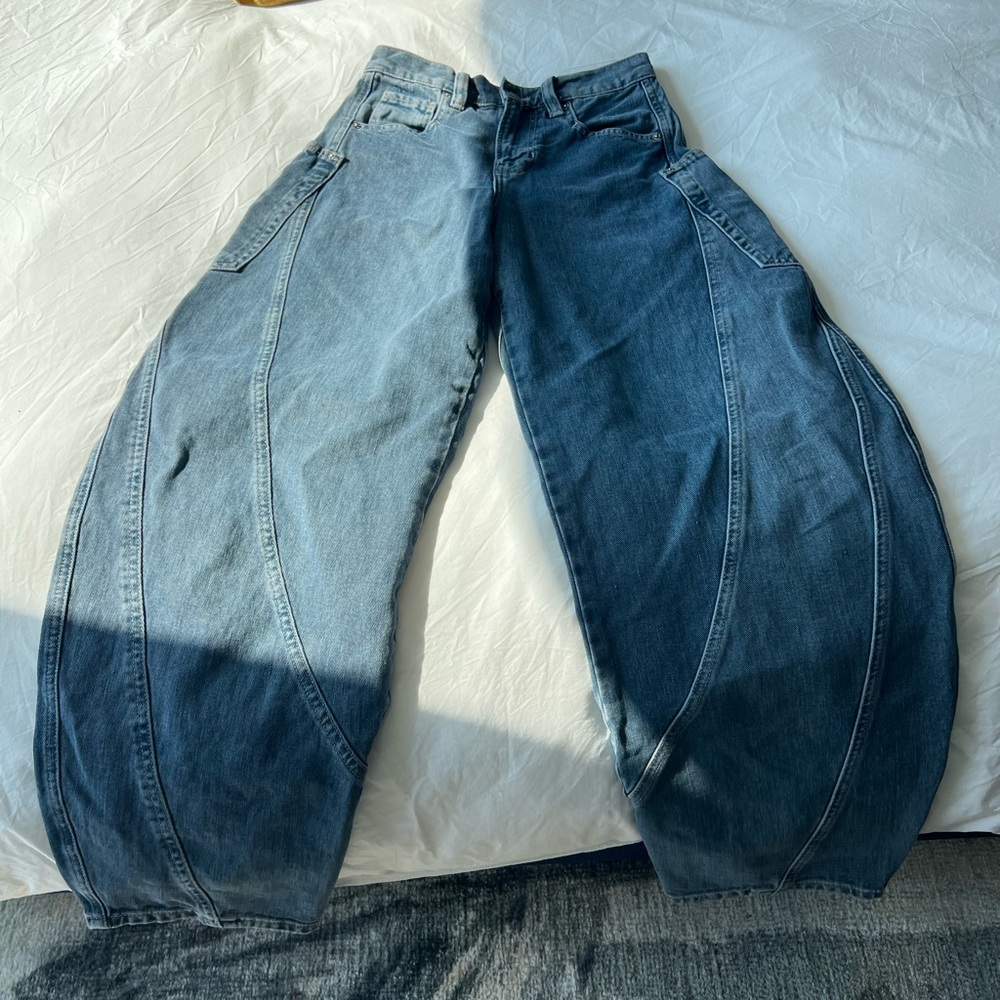 Free People We The Free Barrel Jeans
